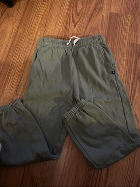 GAP Kids Olive Green Ribbed Waistband Sweatpants